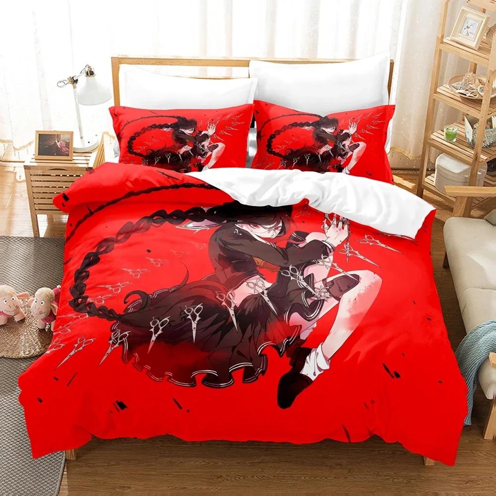 Fashion 3DThe Danganronpa Bedding Sets Duvet Cover Set With Pillowcase Twin Full Queen King Bedclothes Bed Linen Customizable
