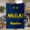 Club America Custom Flannel Blankets Soft Warm Cozy Throws for Home Decor Holiday Gifts
