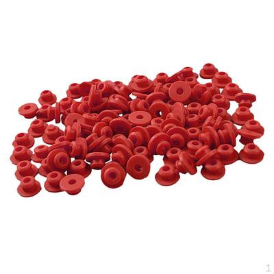 100 Pcs Professional Machine Rubber Grommets Nipples