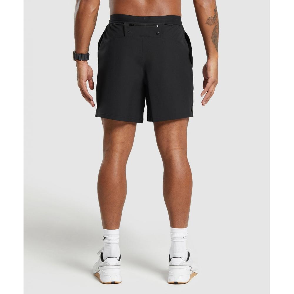 Gymshark Land To Water 6  Shorts Black A5a6i Bb2j.