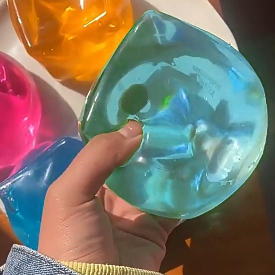 1/4 Adet Buzlu Küp Sıkma Oyuncak Yumuşak Esnek TPR Yavaş Yükselen Küp Duyusal Oyuncak Kaygı Giderici Stres Topu Sınıf Ödülleri Parti Hediyelikleri