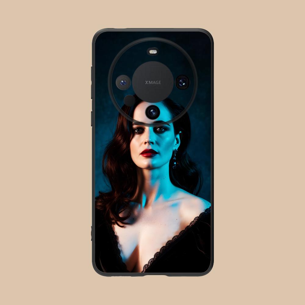 Eva Green Matte TPU Mobile Phone Case for Huawei Mate 60 50 40 30 20 10 Pro Plus Lite E 5G Colorful Printing Cover