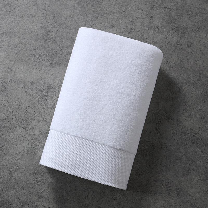 

Pure Cotton Bath Towel Set: Includes Large 90x180cm and Small 40x80cm Towels for Home, Hotel, Salon Use - Custom Logo Embroidery Available Regular Towel 35*75cm білий