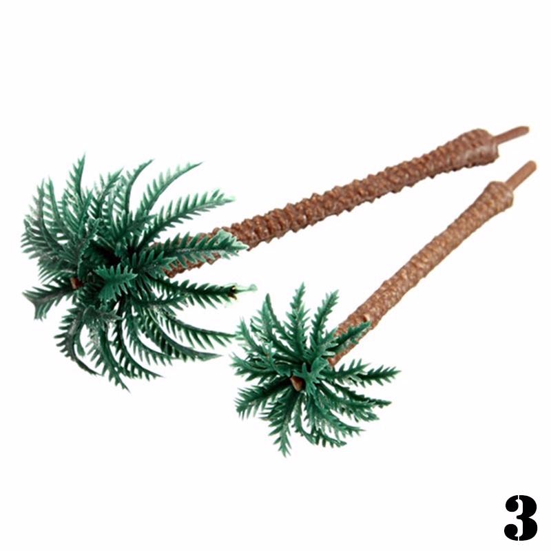 Miniature Fairytale Garden Miniature Landscape Accessory In Modern Park of Simulated Coconut Tree