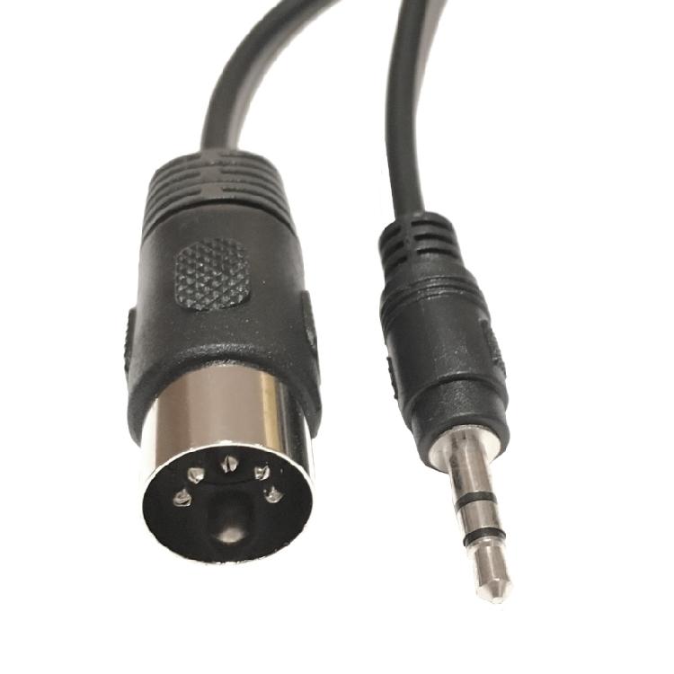 5-Pin DIN Plugs Male to 3.5mm 1/8 inch Male Plugs Stereo Converter Cable