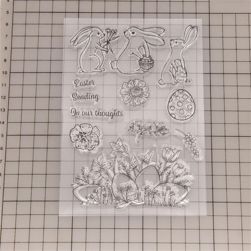Easter Die Cuts Clear Scrapbooking Stamp for Card Making DIY Scrapbooking Craft, Cutting Dies Stamp