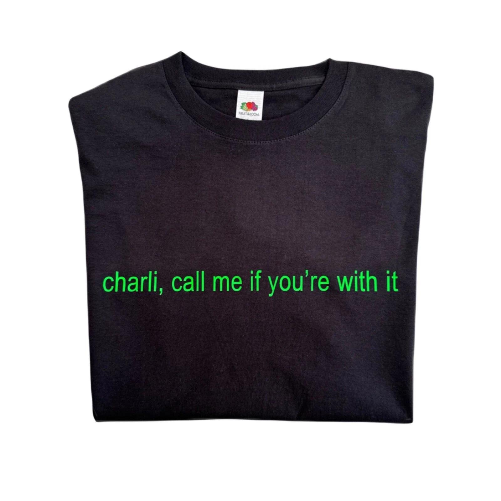 Charli XCX x Billie Eillish lyric t shirt - unisex oversized XXL