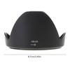 Reversible Lens Hood for HB63 Lightweight and Portable Lens Cover Sun Shade for D750 D600 24-85mm f/3.5-4.5G VR Lens