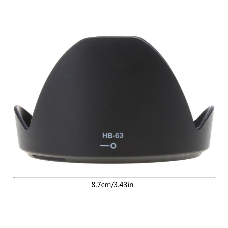 Reversible Lens Hood for HB63 Lightweight and Portable Lens Cover Sun Shade for D750 D600 24-85mm f/3.5-4.5G VR Lens