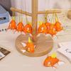 Anime Game Pokemon Magikarp Figure Lovely Keychain 3D Printed Kyogre Groudon Rayquaza Fridge Magnet Bag Keyring Car Hanging Key Pendant