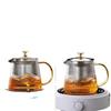 2026 Thickened Glass Teapot with Integrated Infuser – High-Temperature Resistant for Home Brewing