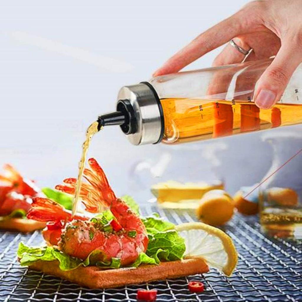 Household Kitchen Supplies Oil Pot, Soy Sauce Pot, Glass Pot, Seasoning Bottle, Oil Bottle, Vinegar Bottle, Olive Oil Bottle, 500ml