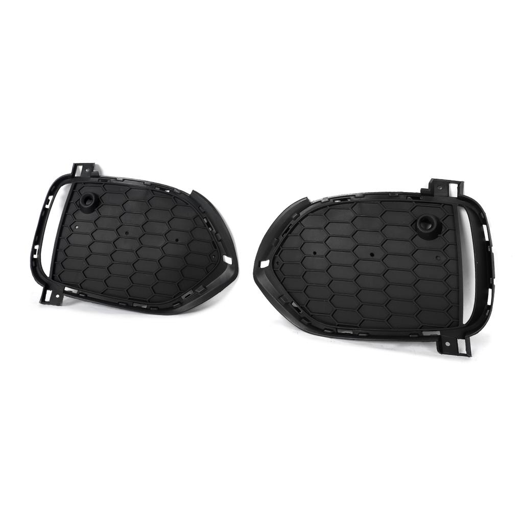 Honeycomb Mesh Fog Light Grille For 2014-2018 BMW X5 F15 xDrive35d 35i 50i M Sport Front Bumper Fog Light Cover Grilles QCYZR1