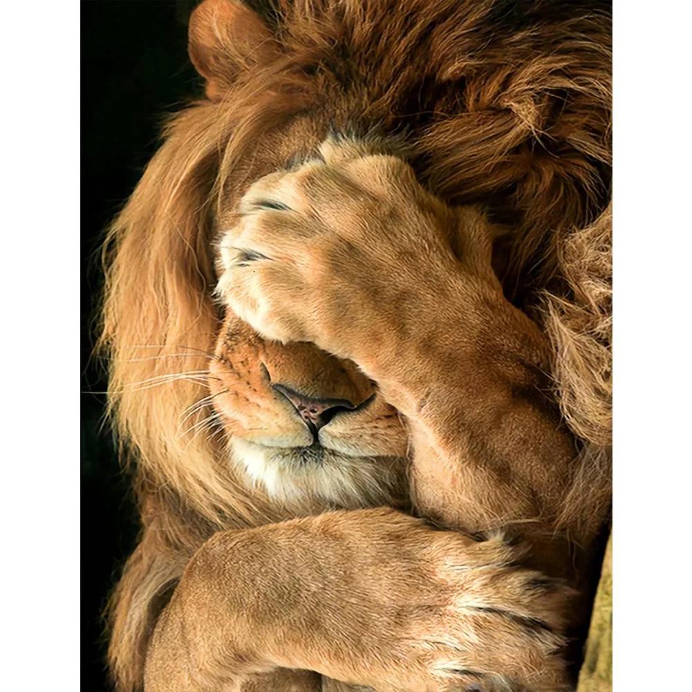 

5D наборы алмазной живописи для взрослых, крышка лица льва, сделай сам, полная дрель, хрустальные стразы, декоративно-прикладное искусство, художественные краски из драгоценных камней с бриллиантами, домашний декор стен