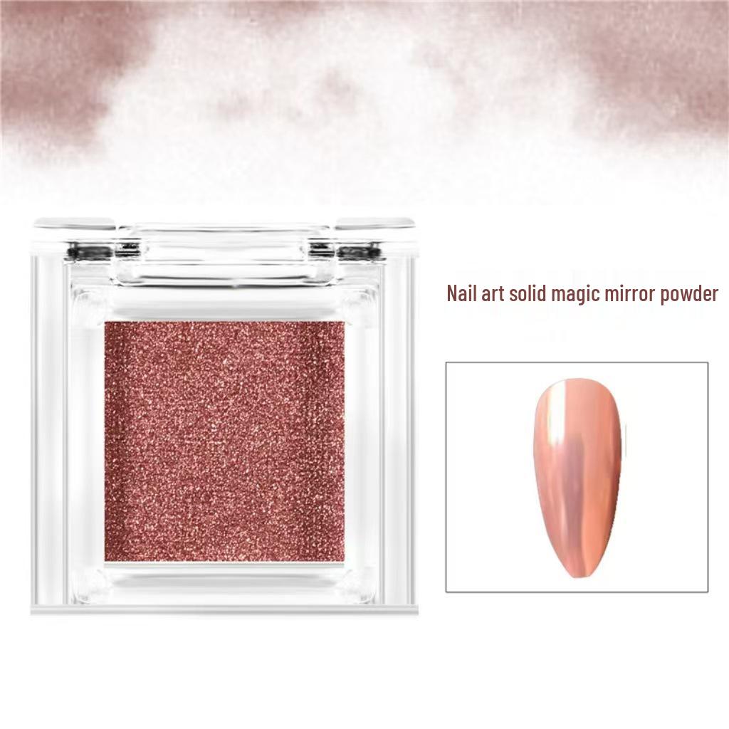 Gold Aurora Monochrome Nail Art Magic Mirror Powder