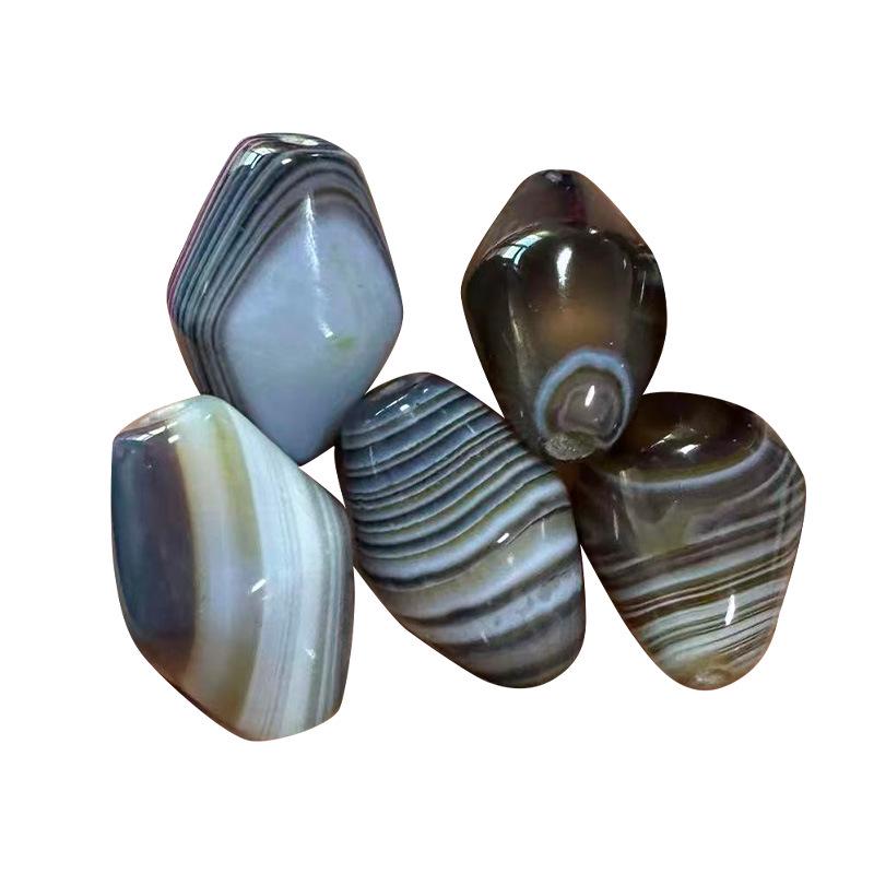 Verdrehter Blauer Chalcedon Olivenperlen Anhänger, 20x28mm DIY Schmuck Schlüsselbein Zubehör