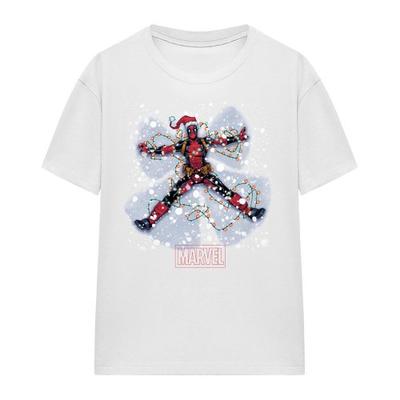 Womens/Ladies Snow Angels Christmas T-Shirt