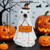 Creative Cute Ghost Statue Puppy Kitten Duck Calf Resin Figurines Halloween Decoration Hanging Ornaments Home Party Decor Crafts
