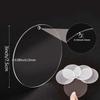 3/4 Inch Round Acrylic Blanks with Holes,Discs Clear Circles Sheet Ornaments for Festival Deco and Craft Projects DIY Keychains