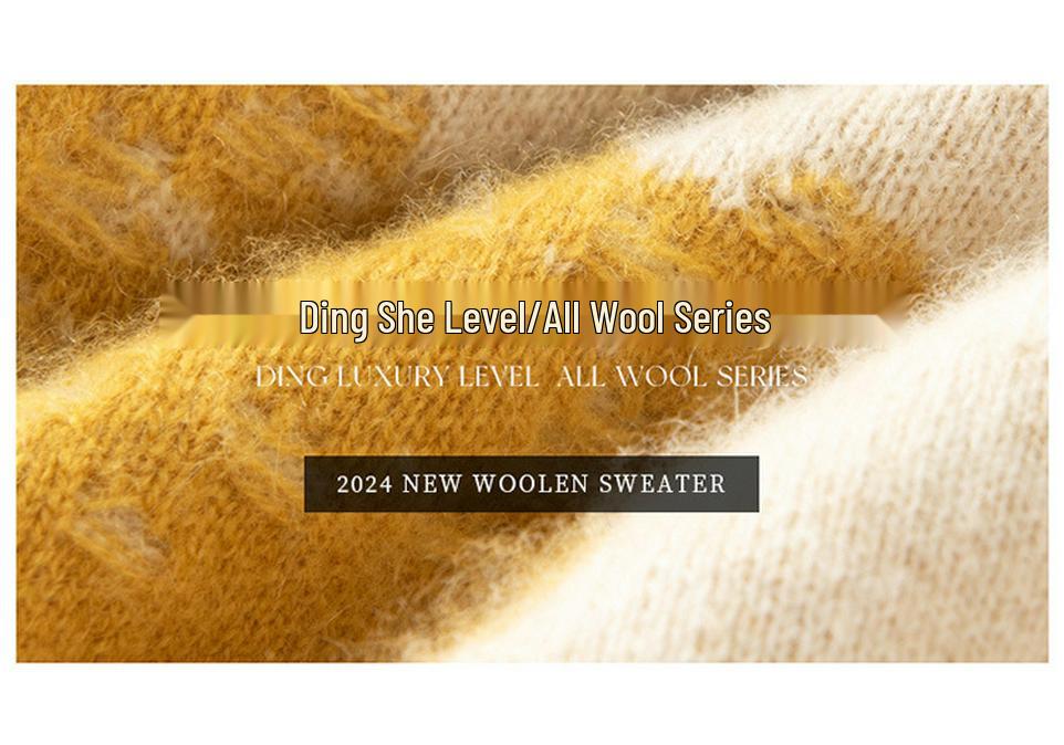 Retro Jacquard Cashmere Women's Round Neck Sweater - 2025 Autumn/Winter Collection