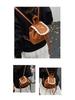Cartoon Cat Lace Embroidered PU Backpack - Autumn/Winter Fashion Shoulder Bag for Girls