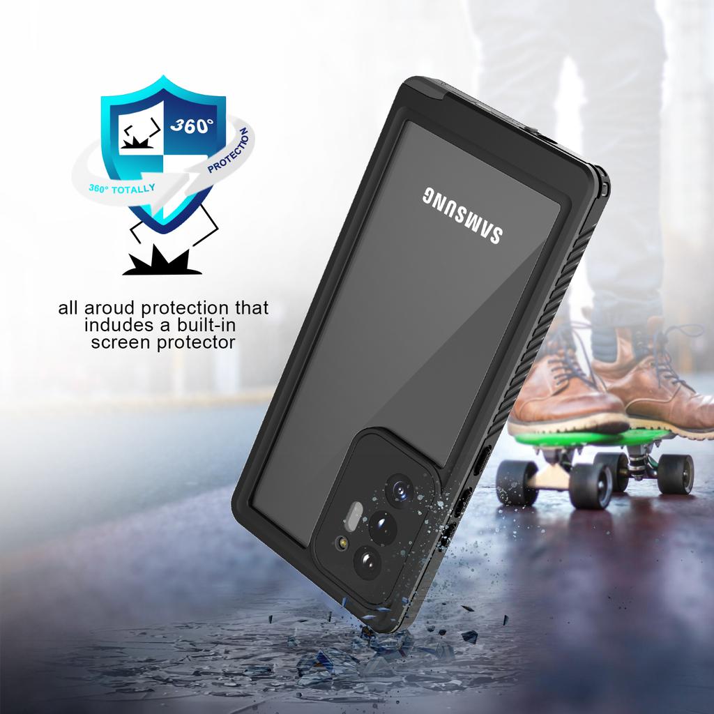 FS Serie IP68 Wasserdichte Hülle Für Samsung Galaxy Note20 Ultra Sturzsicher Kratzfest Schwimmen Handyhülle