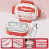 304 Stainless Steel Insulated Bento Box - Student Lunchbox with Food Compartments