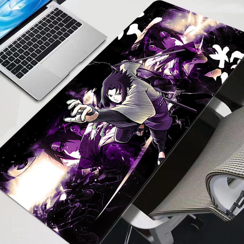 Anime Gaming Speed Exquisite Mouse Pad Naruto Sasuke Gamer Cabinet Mouse Mat Popular Keyboard Mousepad Office Computer Desk Mat