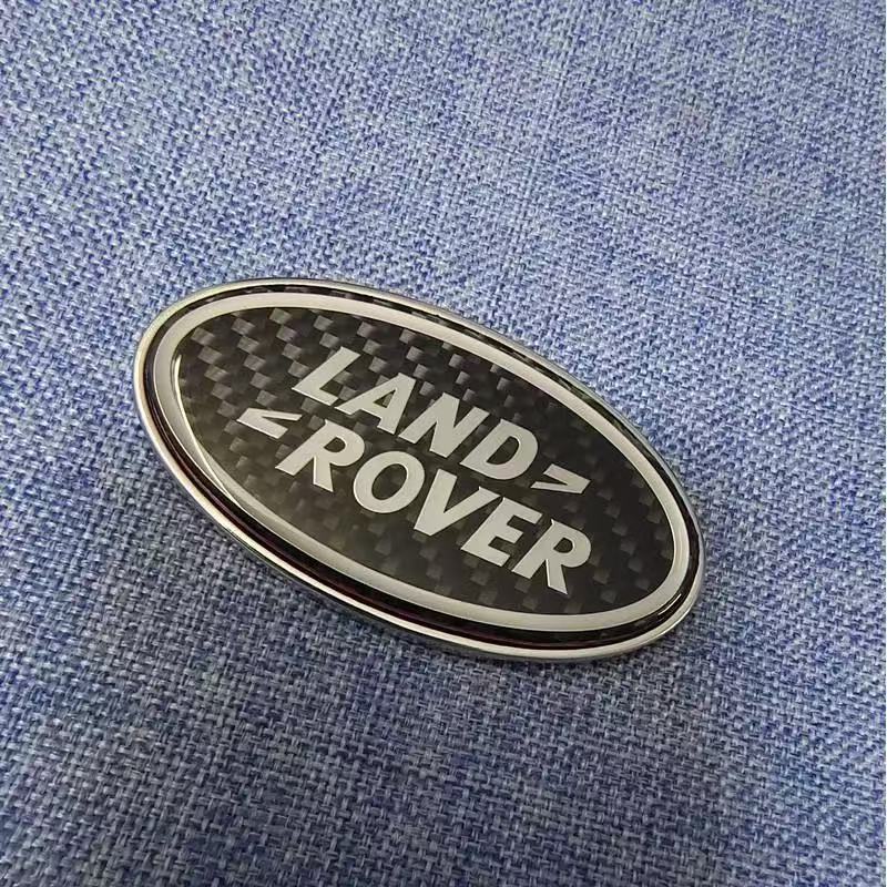 For Land Rover Range Rover Vogue Sport, Carbon Fiber Front Grille Emblem, Evoque, Discovery Sport, Velar, Chery, Rear Trunk Embl ik20