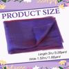 BENECREAT 3.28 Yards Two Tone Organza Fabric, 59.8 Inch Lightweight Sheer Iridescent Royal Blue with Red Holographic Gauze Voile Fabric for Wedding