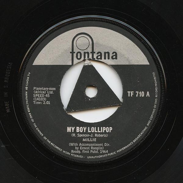 7inch Record MILLIE - My Boy Lollipop TF710 Fontana 1964 Unknown Reggae, Ska & Dub Used