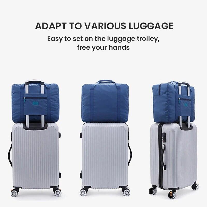 Foldable Travel Bag Luggage Bag Suitcase Organiser Bag Storage Bag Unisex Hand Luggage for Weekends and Overnights