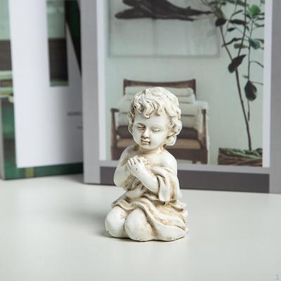 Heiliges Kind Statue Harz Göttlicher Sohn Skulptur Schreibtisch Ornament Haus Gottes Figur für Eingang Balkon