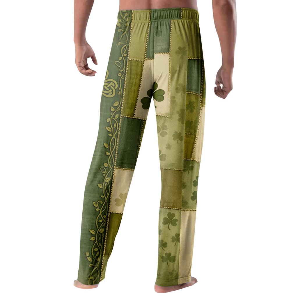 Men's St. Patrick's Day Print Home Sleep Pants