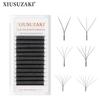 XIUSUZAKI W Shaped Bloom 2D 3D 4D 5D 6D 7D 8D Automatic Flowering Premade Fans Eyelashes Extensions Natural Yy Individual Lashes