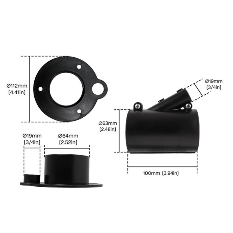 Quick Install Marine Wire Grommet Split Design Strong PP Construction Suitable for Yacht Fuels Line & Cable Management