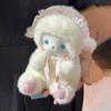 Soft Angel Sheep Plush Toy Adorable Fluffy Stuffed Doll Sweet Sleep Companion Perfect for Girls Birthday Gift Nursery Decor