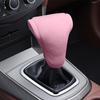 Universal Breathable Gear Shifter Knob Cover Anti-Slip Auto Shift Lever Cover for SUV, Truck, Sedan, Car Interior Accessories