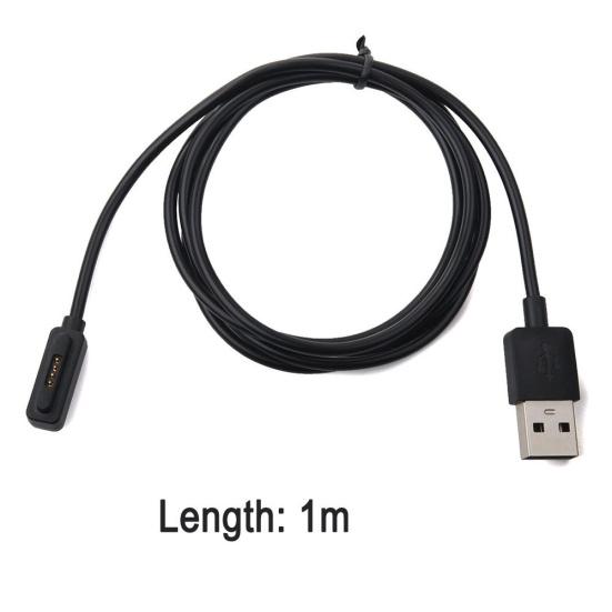 1m Portable USB Magnetic Quick Charging Cable for ASUS ZenWatch 2 Smart Watch