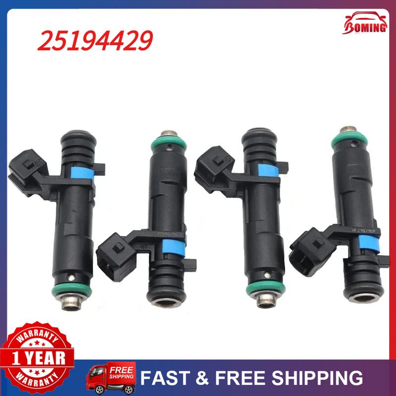 Car Fuel Injector Nozzle for Chevrolet Spark 2011-2015 1.2L L4 Spark Classic 2016-2017 Beat 2018- 25186566 25194429