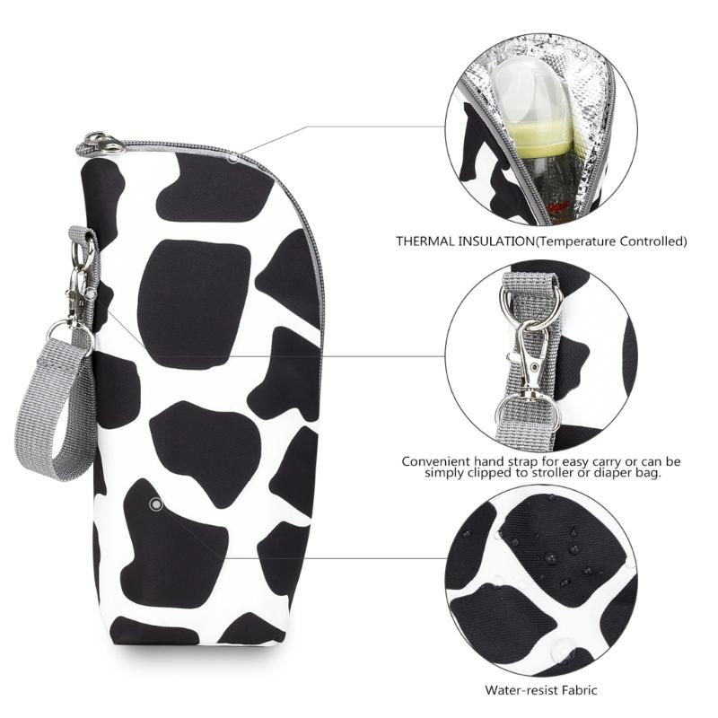 Portable Milk Bottle Bag for Baby Convenient Feeding Lightweight Bottle Holder Storage Pouch Stroller Bottle Organiser