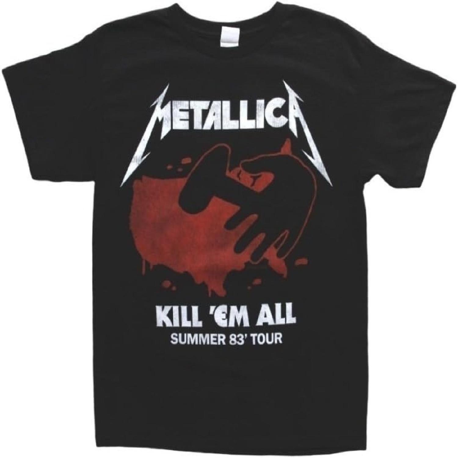 

Metallica - Kill Em All 83 Tour T-Shirt, Black, X-Large L чорний