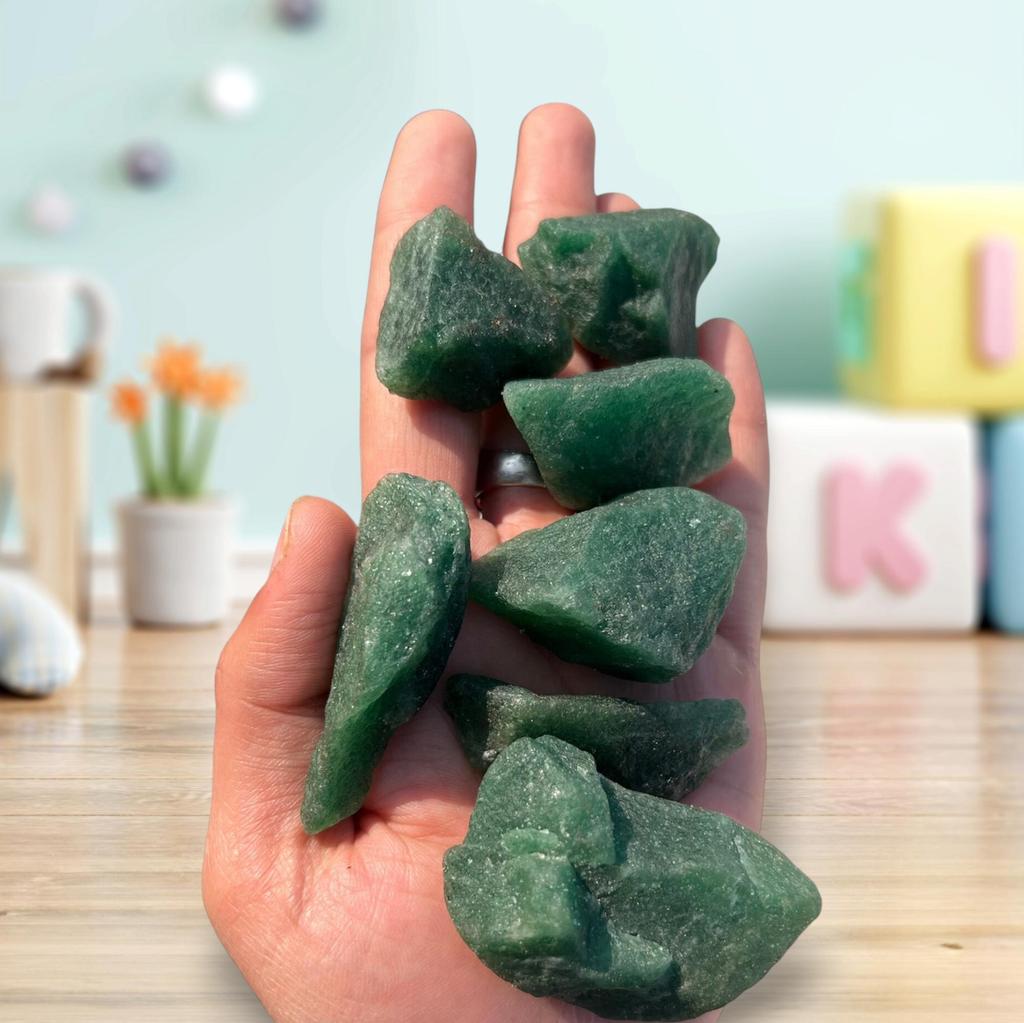 Natural Green Strawberry Quartz Gemstone Rough Healing Gemstone Rough, Raw Lot, Quartz Rough Lot, Gemstone Lot.