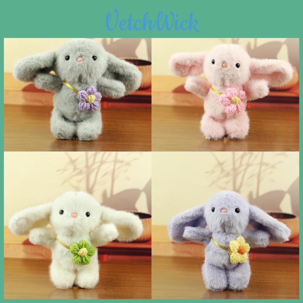 Plush Bunny Keychain With Pp Cotton Filling For Kids And Adults