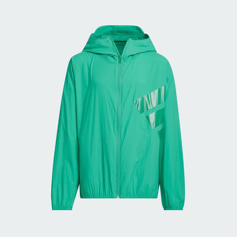 Adidas Boys  Lightweight Woven Hooded Jacket JL6962 164