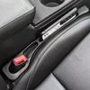 1 Pair Car Seat Gap Plug Strip Double Slot Seat Gap Filling Strips Handrail Storage Tray Leak-proof Storage Rack Car Accessories