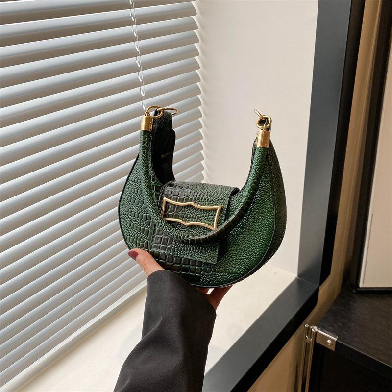 

Свежая, милая и модная, простая, однотонная, с рисунком камня, сумка из искусственной кожи, женская сумка, круглая и универсальная, через одно плечо, подмышечная сумка, женская сумка