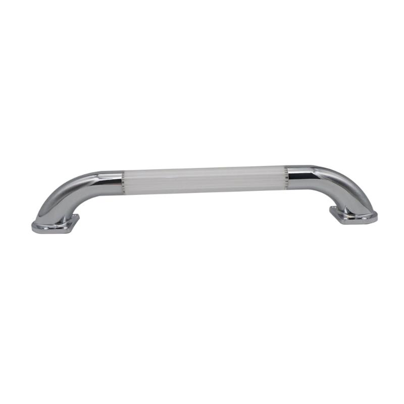 13/18 Inch Zinc Alloy Industrial Pipe Wall Handrail Luminous Door Pull Handle,Staircase Steps Handrail, Grab Bar for RVs