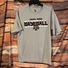 Badger Sport Men's Gray M Texas Aggie Baseball Performance Unisex T-Shirt