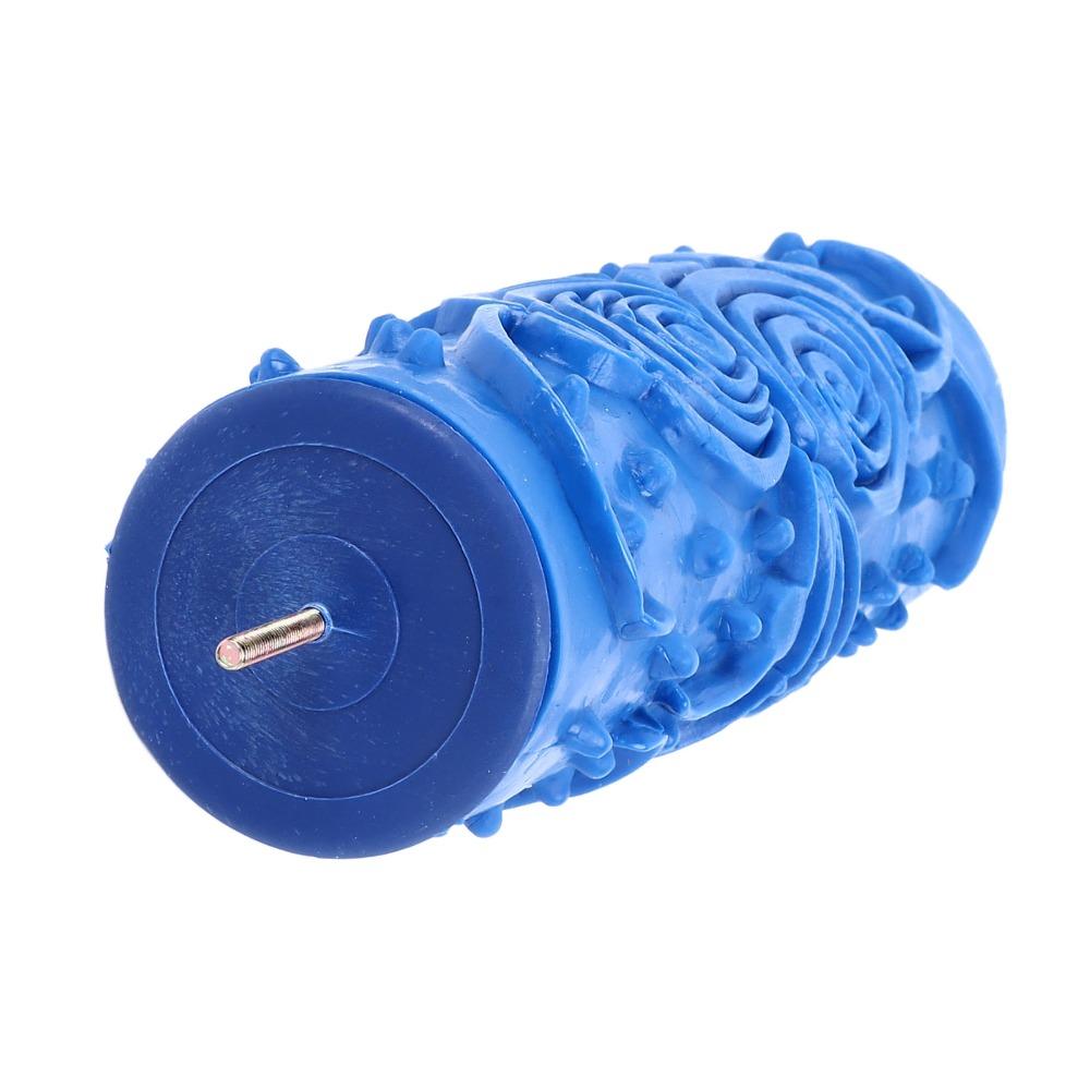 Roller Brush Rubber Pattern Paint Roller Soft Texture Easy Clean Texture Roller Reusable Embossing Roller DIY Projects